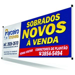 LONA FAIXA 380G LAMINADA Lona Brilho 380g  4x0 Colorido Frente  Sem Acabamento 